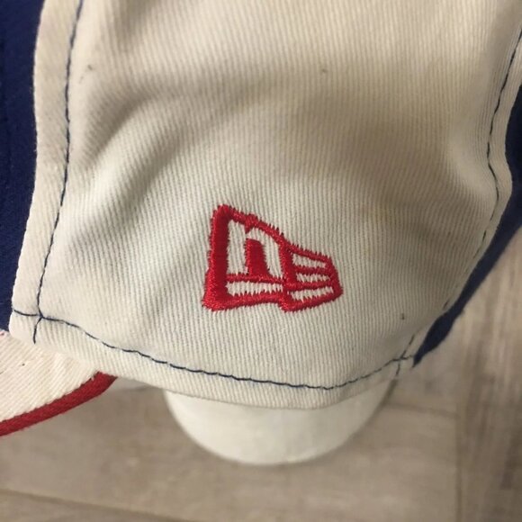 59FIFTY Chicago Cubs Two Tone White Blue C Patch Wool Baseball Hat Cap 7 3/8 NEW - Picture 8 of 13